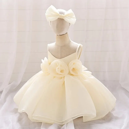 Kids Wedding Dress – Sleeveless Flower Girl Gown