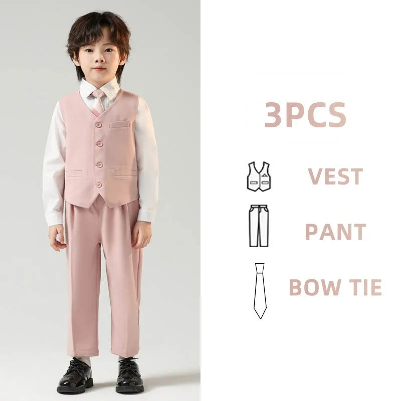 Children’s Handsome Blazer Suit – Slim Fit Formal Set