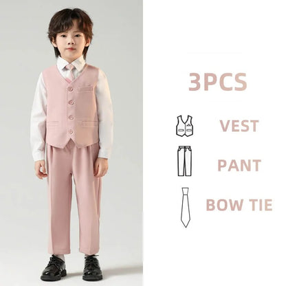 Children’s Handsome Blazer Suit – Slim Fit Formal Set