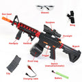 Ultra Shoppings splat ball gun toy with manual and automatic modes, ideal for outdoor shooting games and holiday gifts.