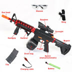 Ultra Shoppings splat ball gun toy with manual and automatic modes, ideal for outdoor shooting games and holiday gifts.
