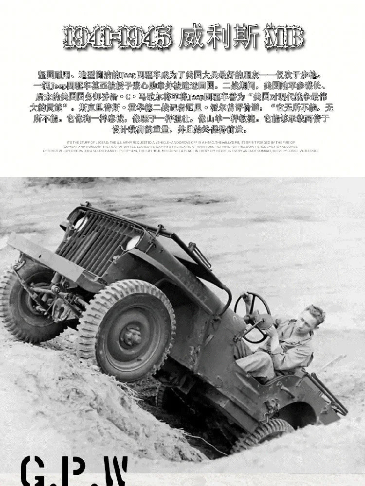 1:14 RC Military Car – HG4-58 4WD Electric Off-Road Model