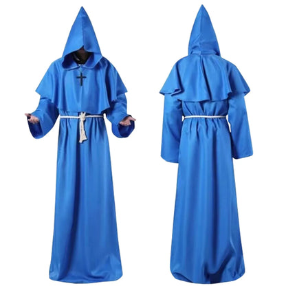 Monk Cosplay Outfit – Medieval Robe for Priest, Wizard & Costume Play
