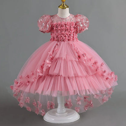 Girls Princess Party Dress – Elegant Wedding Outfit
