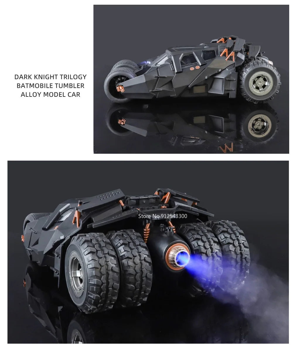 1:18 Alloy Batmobile – Sound & Light Car Model for Fans & Collectors