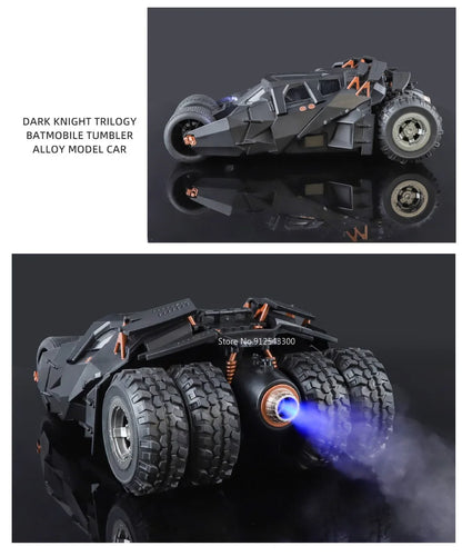 1:18 Alloy Batmobile – Sound & Light Car Model for Fans & Collectors