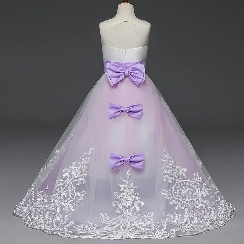Princess Party Dress – Lace Formal Dress for Girls