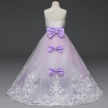 Princess Party Dress – Lace Formal Dress for Girls