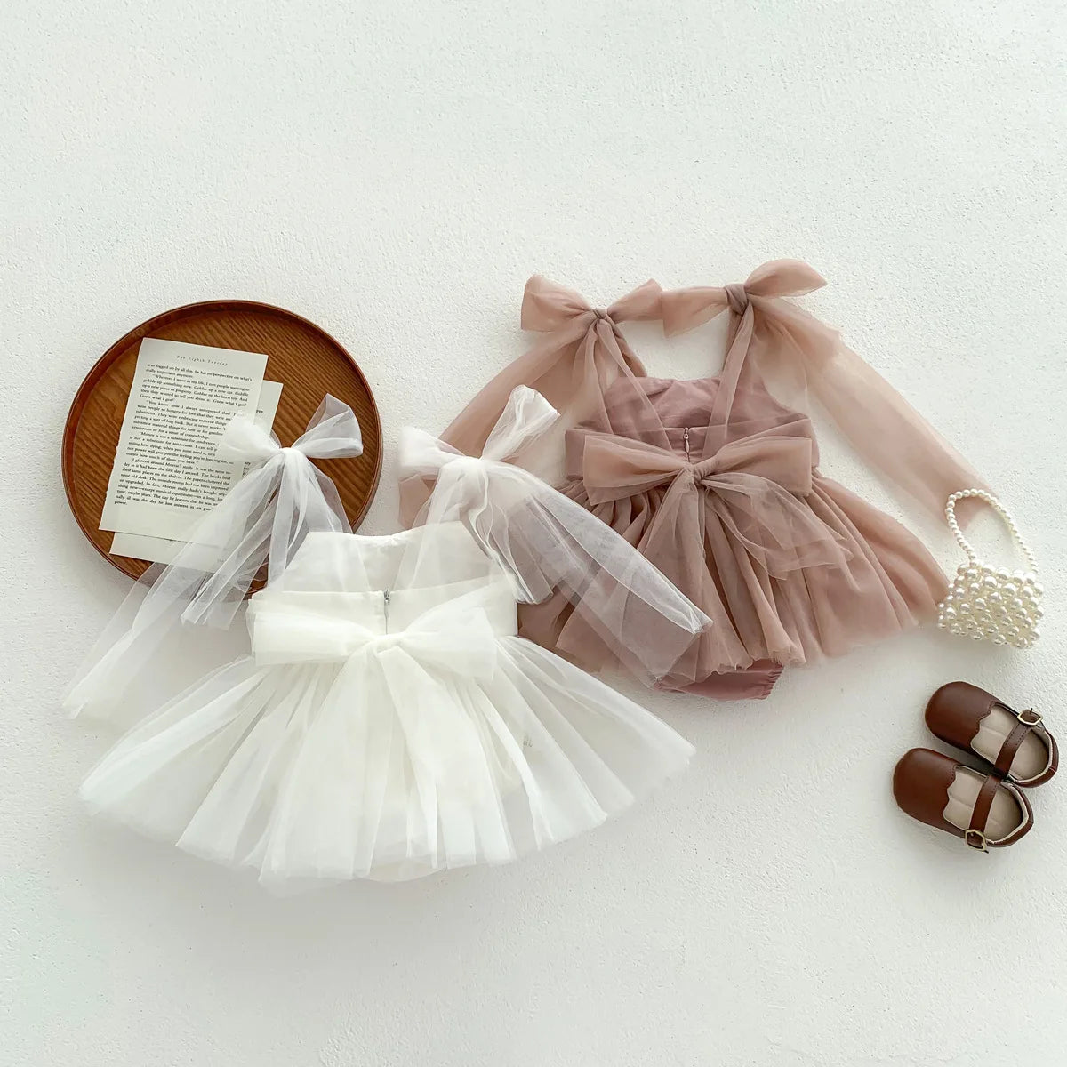 Baby Girl Summer Party Romper Set