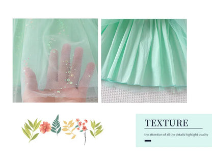 Princess Sequin Dress – Baby Girl Summer Fantasy