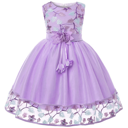 Girls’ Lace Flower Child Wedding & Party Dress