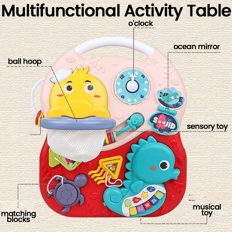 Baby Activity Table – Musical Sensory Toy for Development & Fun!