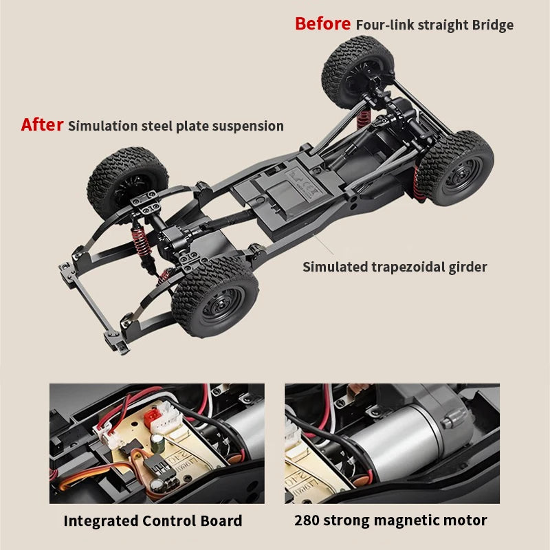RC Pickup Truck MN82 – 1/12 Scale 4WD Off-Road Toy Car