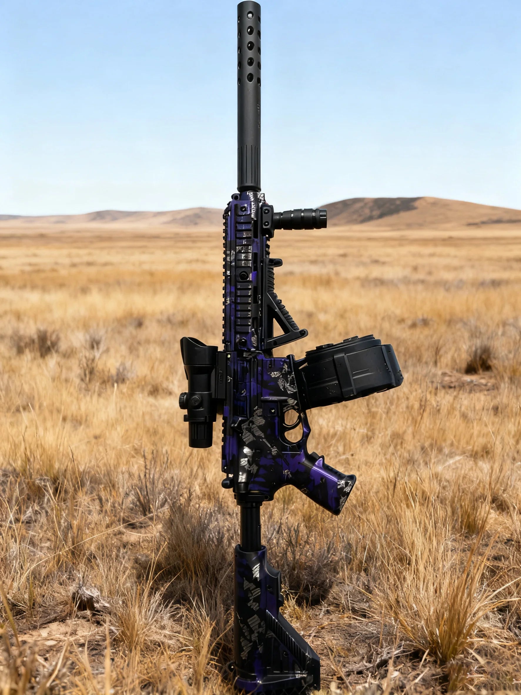 Perfect Gift for Men & Teens: M416 Full Auto Gel Blaster Gun - Dominate with 16m Straight Shooting, Ultimate Outdoor Battlefield