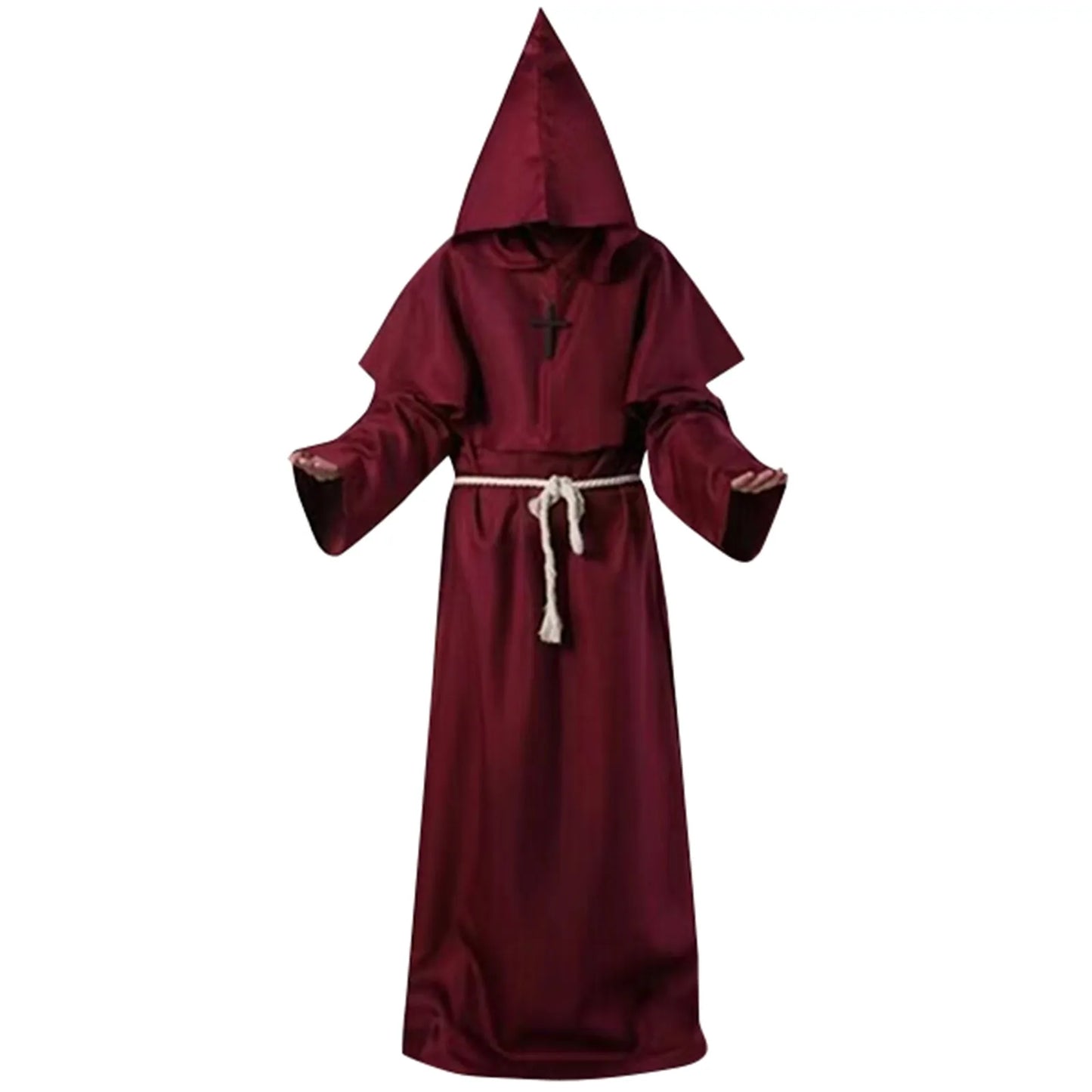 Monk Cosplay Outfit – Medieval Robe for Priest, Wizard & Costume Play
