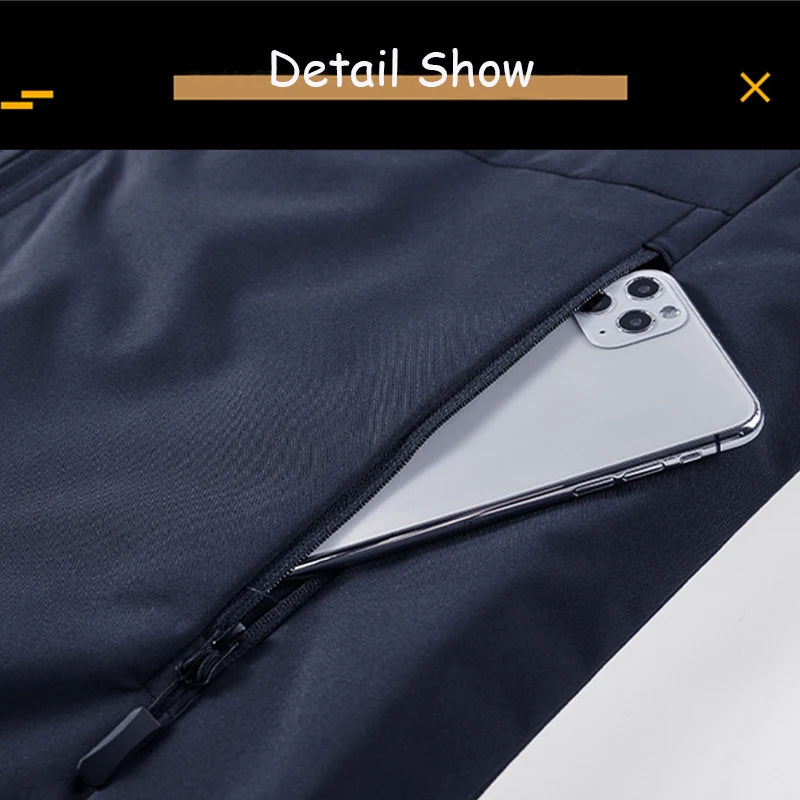 Men’s Solid Color Winter Jacket – Fleece Lined & Windproof