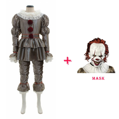 Halloween Horror Clown Costume – Pennywise Style Cosplay Uniform
