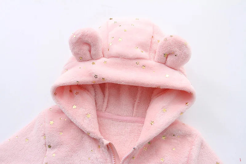 Cozy Cartoon Print Baby Bodysuit – Unisex 0-19 Months