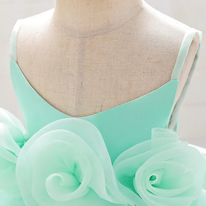 Kids Wedding Dress – Sleeveless Flower Girl Gown