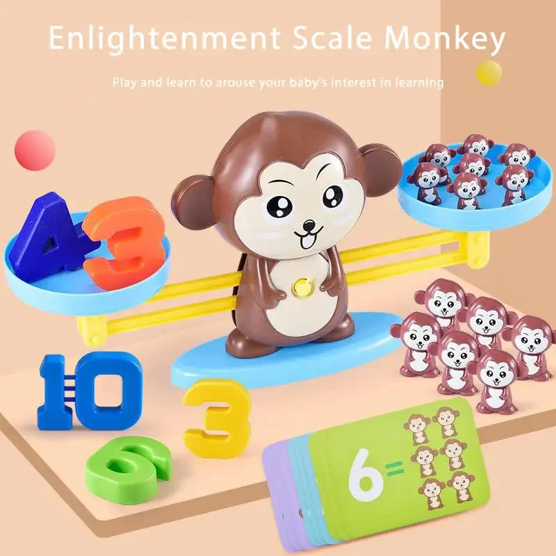 Monkey Balance Educational Play Set – STEM Math & Engineering Toy