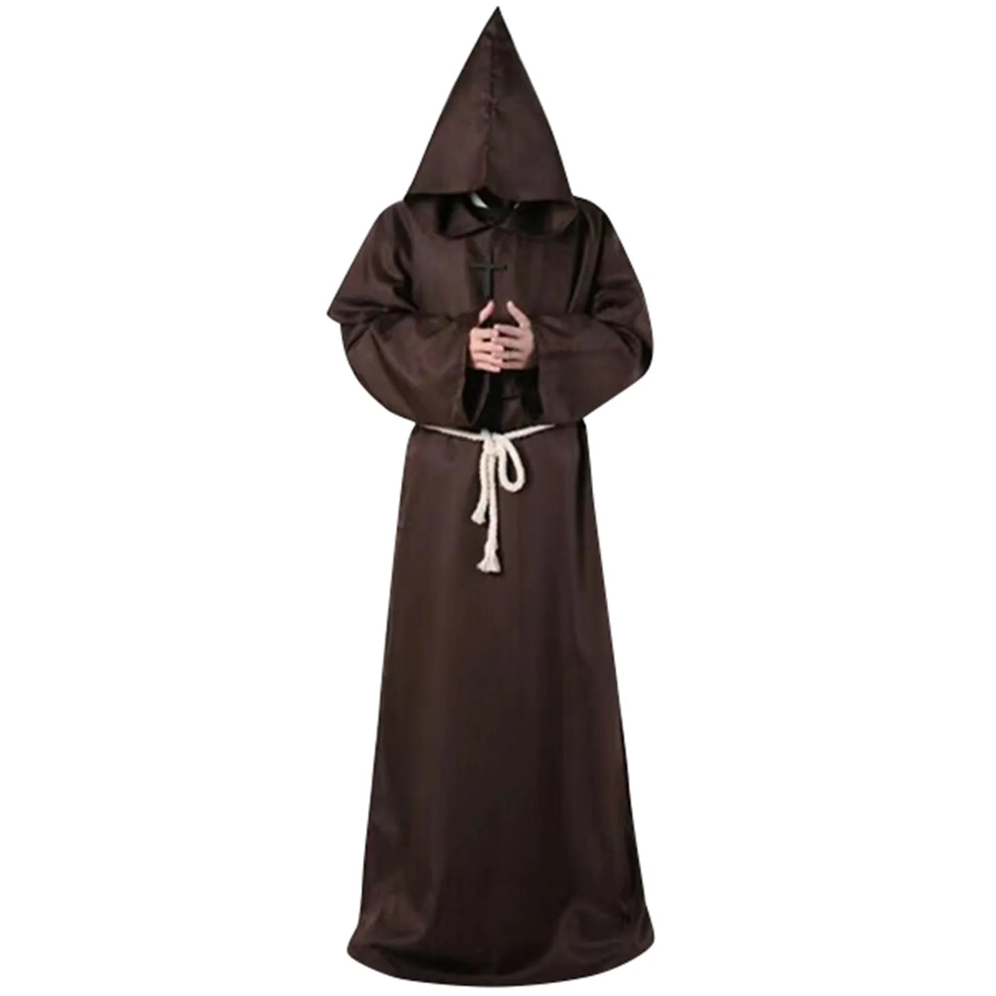 Monk Cosplay Outfit – Medieval Robe for Priest, Wizard & Costume Play