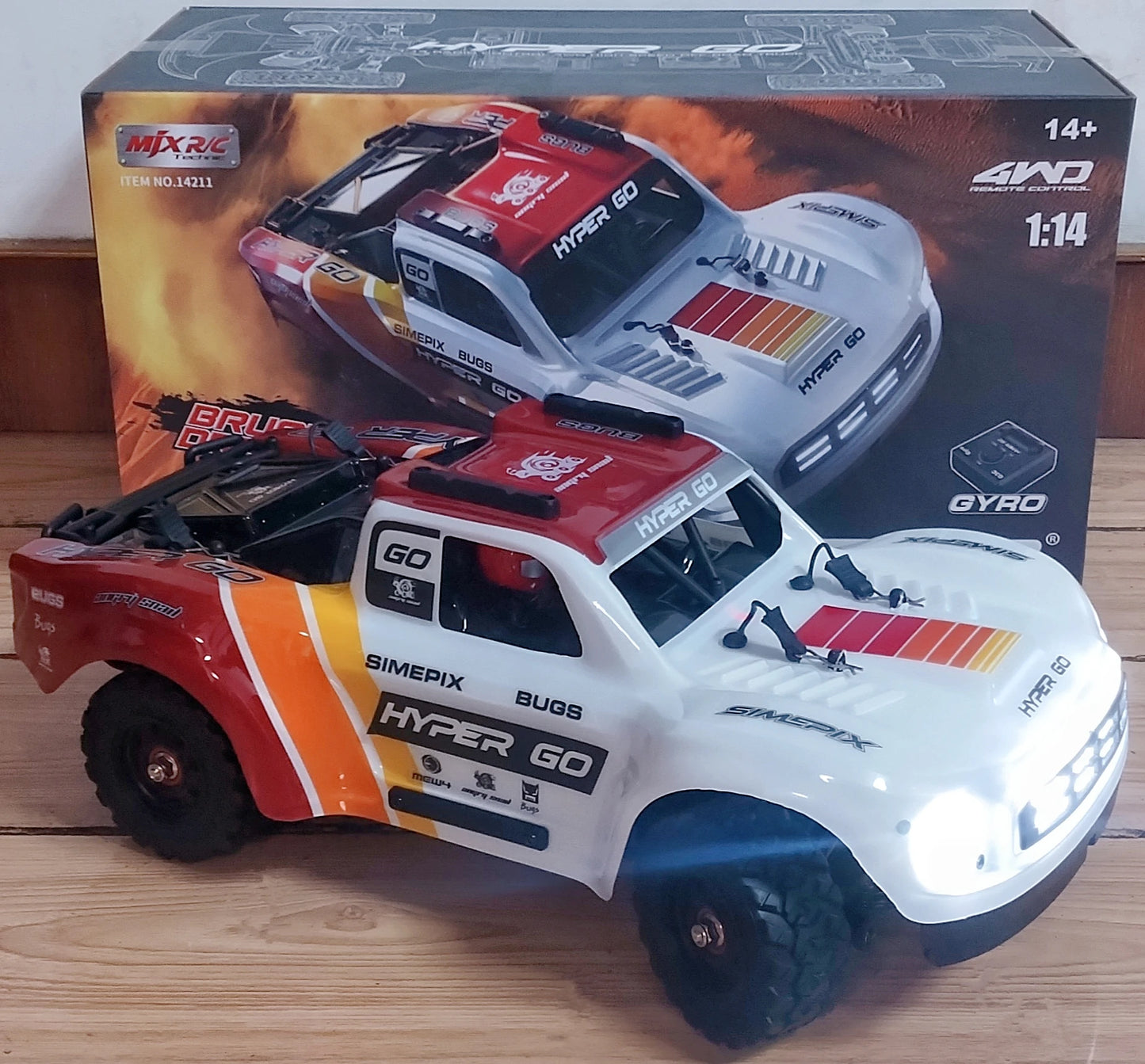 HYPER 14211 RTR RC Car – 4WD Off-Road Drift Desert Model