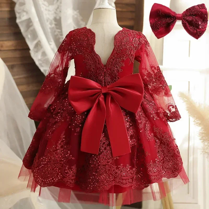 Baby Girl Formal Gown – Baptism to Christmas