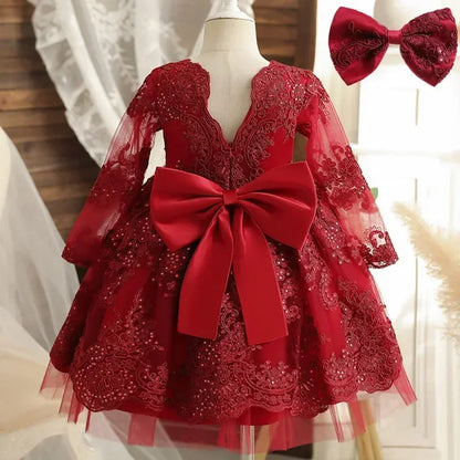 Baby Girl Formal Gown – Baptism to Christmas