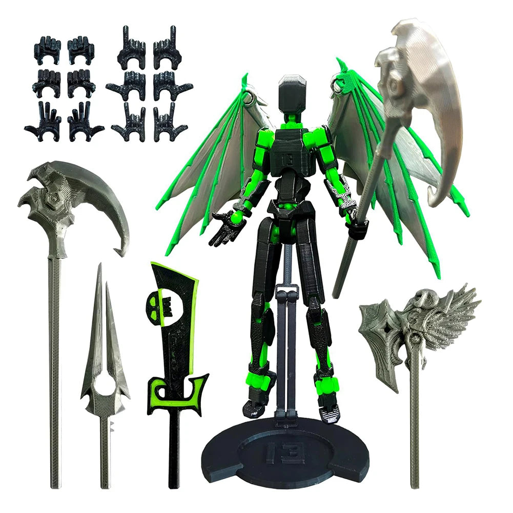 Desk Toy & Gift – 3D Multi-Jointed Action Figure for Him