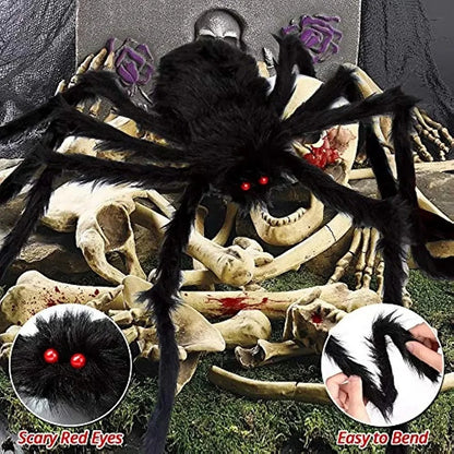 Giant Plush Spiders: Creepy Crawlers for Ultimate Halloween Scares!