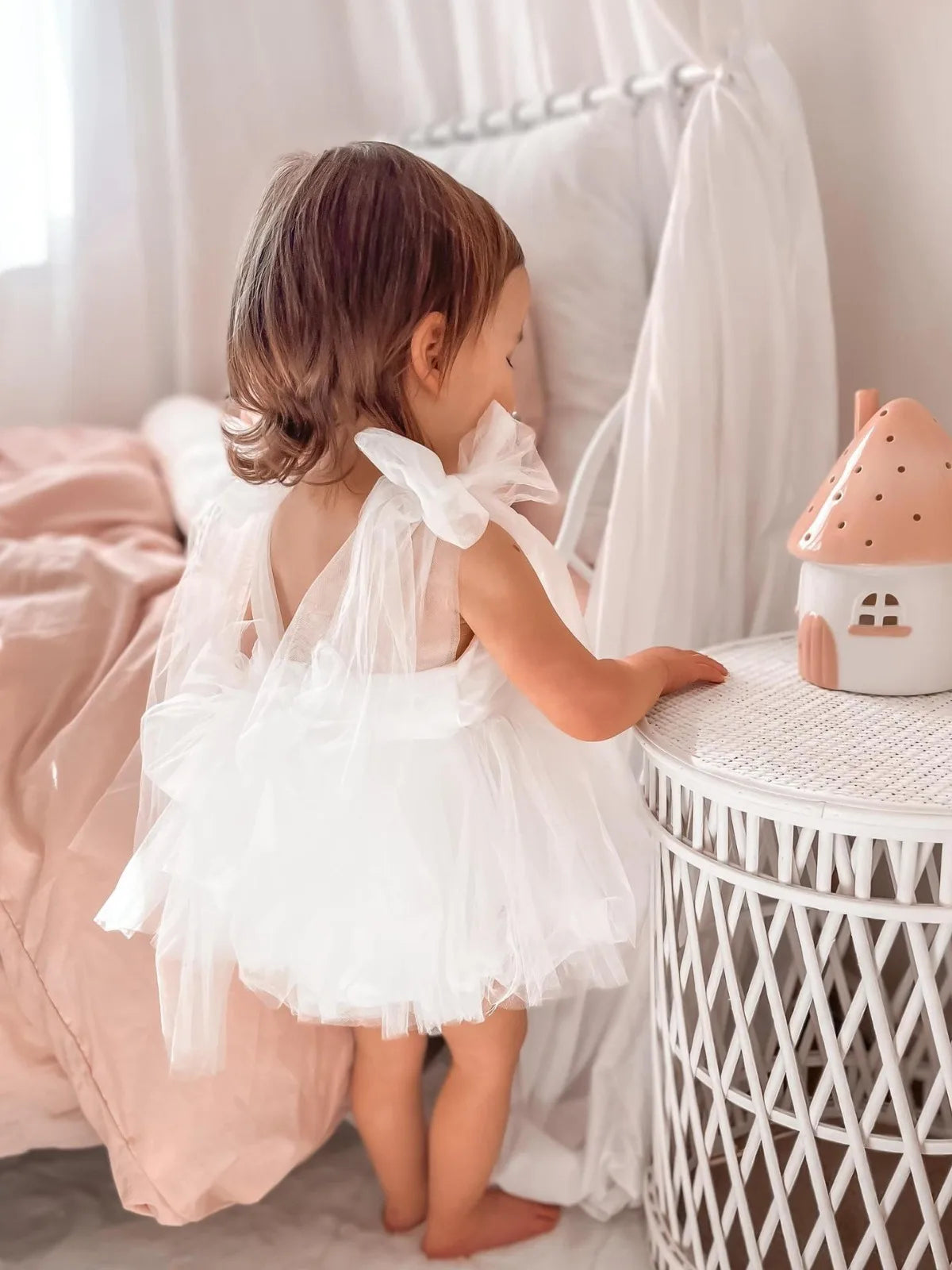 Baby Girl Summer Party Romper Set