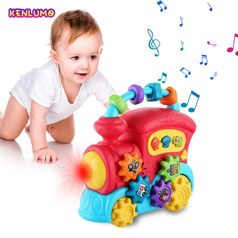 Musical Train Toy – Early Educational Light-Up Play for Toddlers