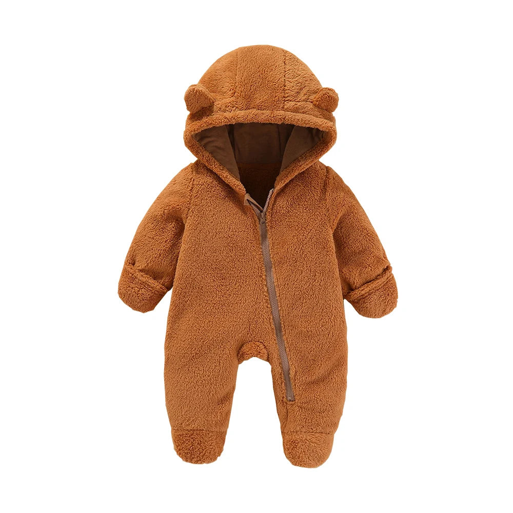 Cozy Cartoon Print Baby Bodysuit – Unisex 0-19 Months