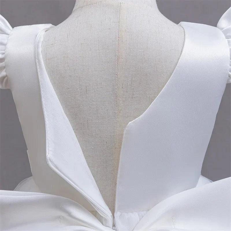 Elegant Kids Dress with Big Bow – Special Occasions