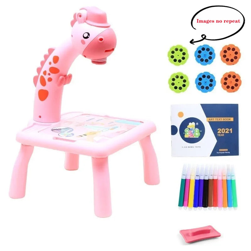 Mini LED Projector Drawing Table – Educational Art Toy for Kids