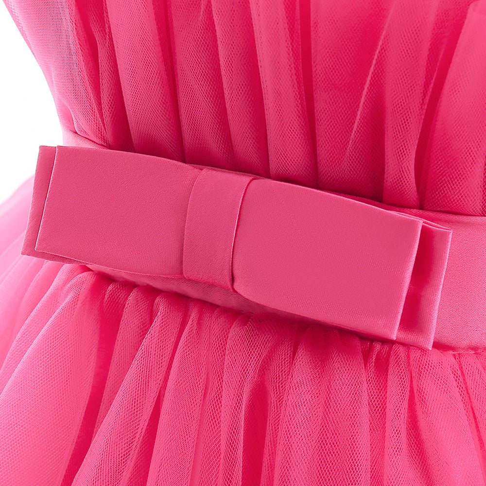 Elegant Girls Party Dress – Trailing Evening Gown