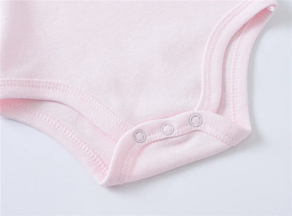 Short Sleeve Baby Bodysuit – Soft Cotton (0–24M)