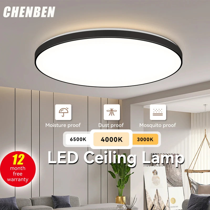 LED Ceiling Chandelier Light – Modern Hanging Lamp for Bedroom, Bathroom & Home Décor