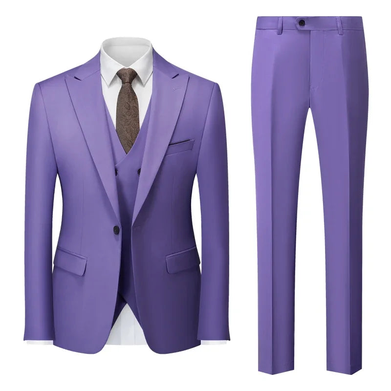Groom & Business Wear – Italian Slim Gentleman Suit Blazer
