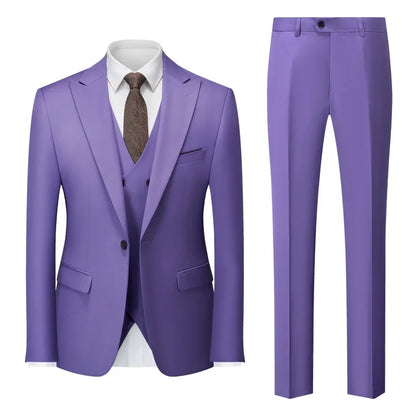 Groom & Business Wear – Italian Slim Gentleman Suit Blazer