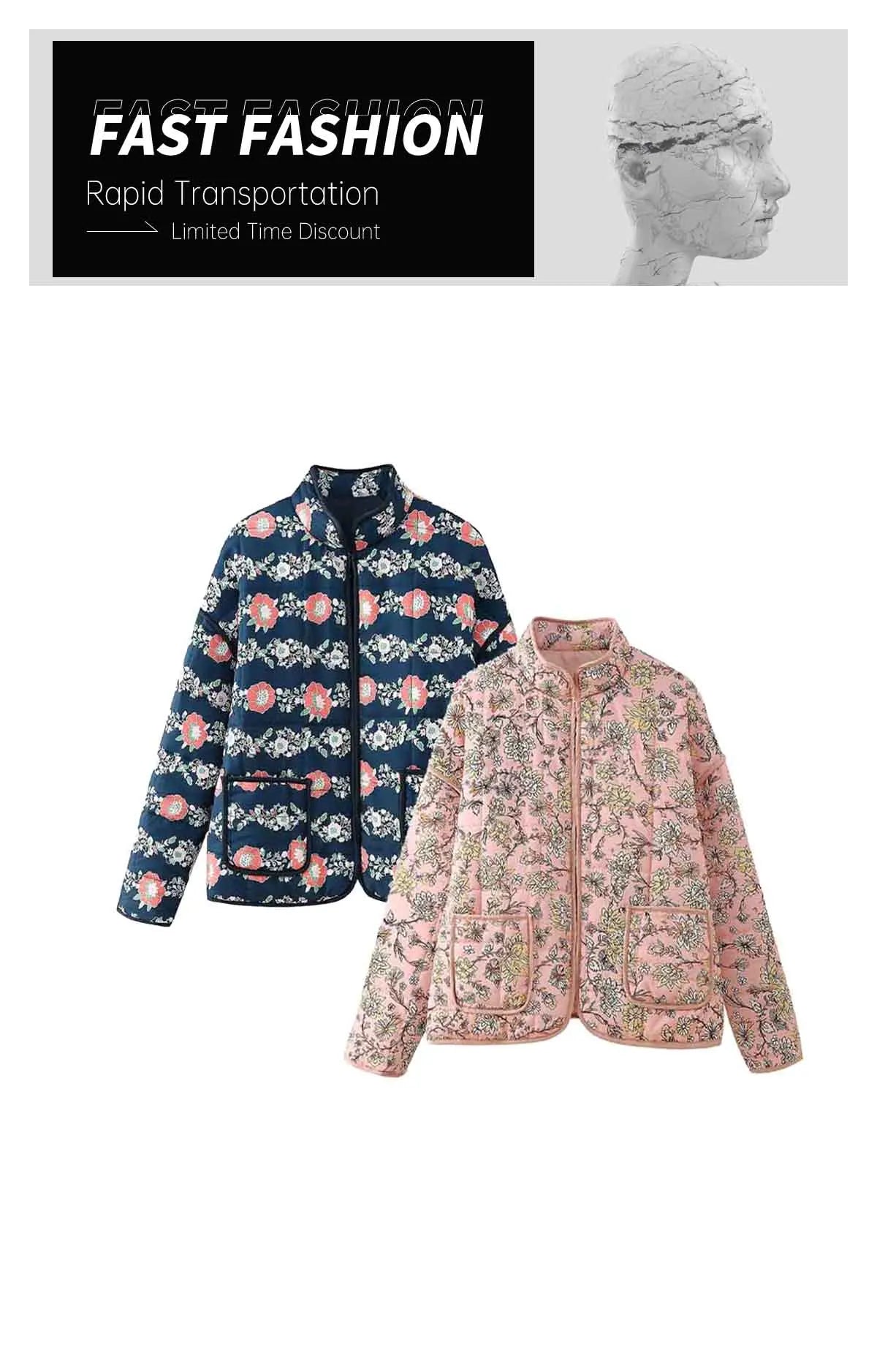 Button-Decor Quilted Jacket – 2025 Casual Fashion Coat