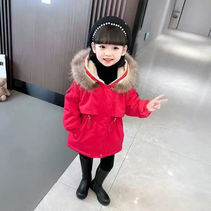Children’s Thick Winter Jacket – Korean Fashion