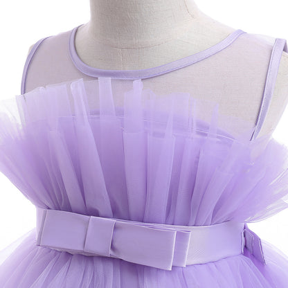 Elegant Girls Party Dress – Trailing Evening Gown