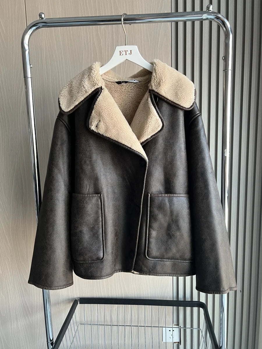 Bold & Warm: Double-Sided Fall Coat