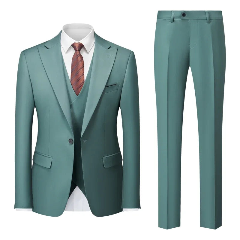 Groom & Business Wear – Italian Slim Gentleman Suit Blazer