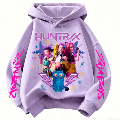Y2K Kawaii Demon Hunter Girls Top – Long Sleeve Autumn Wear