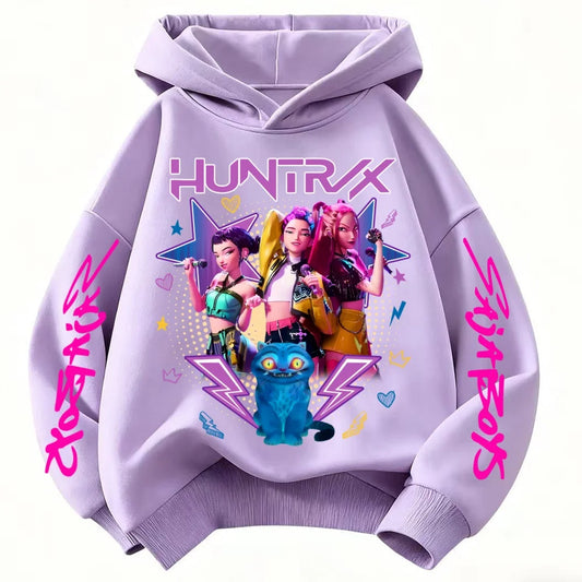 Y2K Kawaii Demon Hunter Girls Top – Long Sleeve Autumn Wear