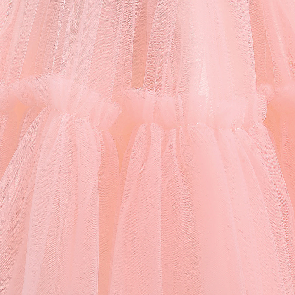 Elegant Girls Party Dress – Trailing Evening Gown