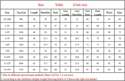 Boys’ 3-Piece Plaid Suit – Blazer, Vest & Pants (1–14Y)