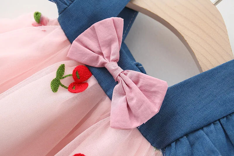 Sweet Toddler Girl Bow Princess Outfit 0–3Y